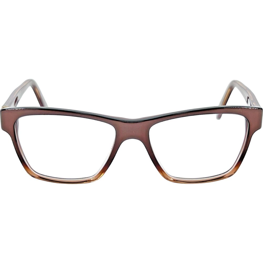 Shauns California Carron Unisex Plastic Eyeglass Frame 03 Chocolate to Caramel